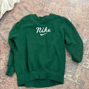 Nike Women's Green Sweatshirt